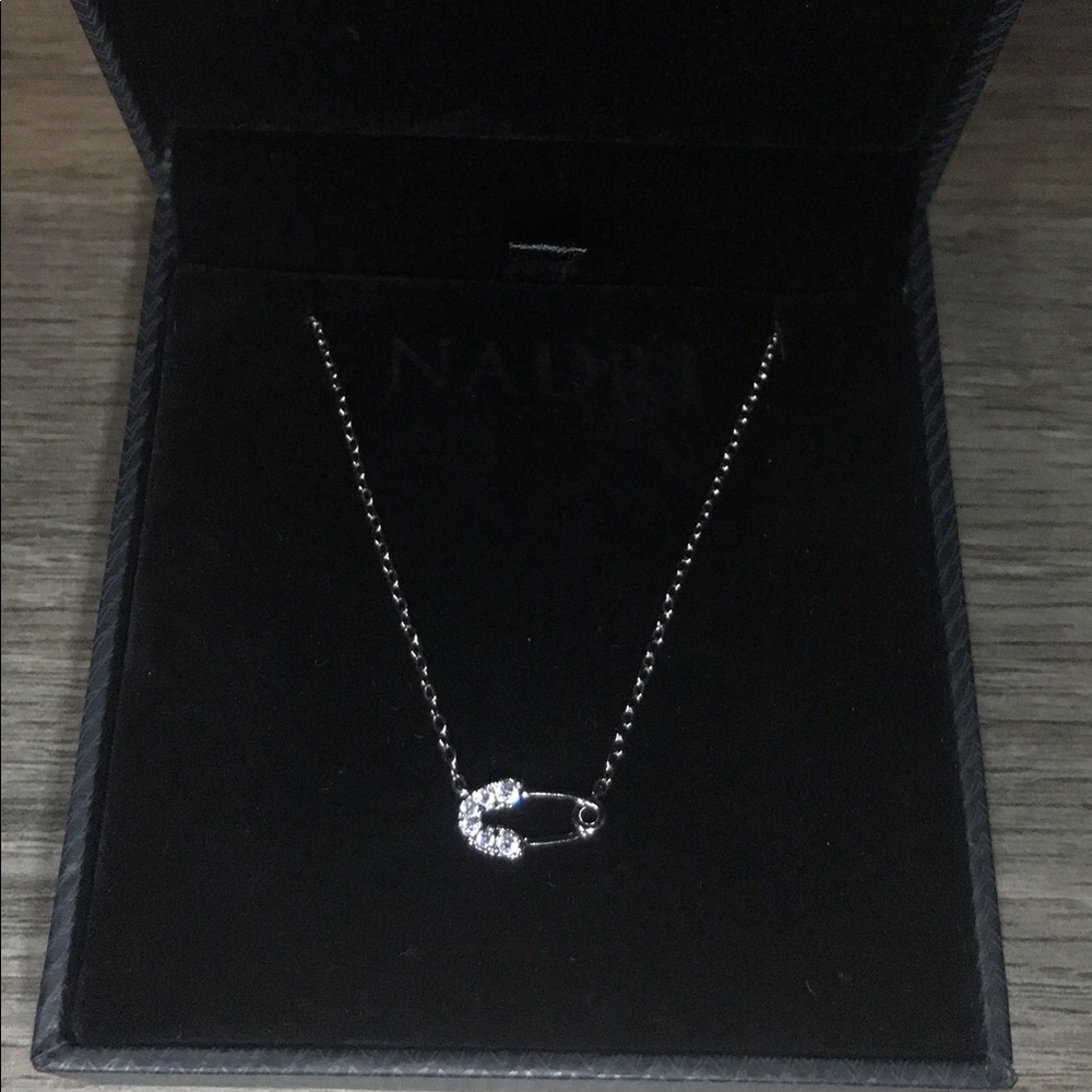 NWT Nadri Petite Safety Pin Necklace SOLD OUT